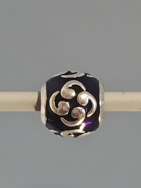 Authentic Pandora Retired Zen Purple Enamel Charm – 790491EN13